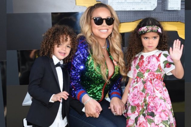 Mariah Carey y sus hijos/ Agencia