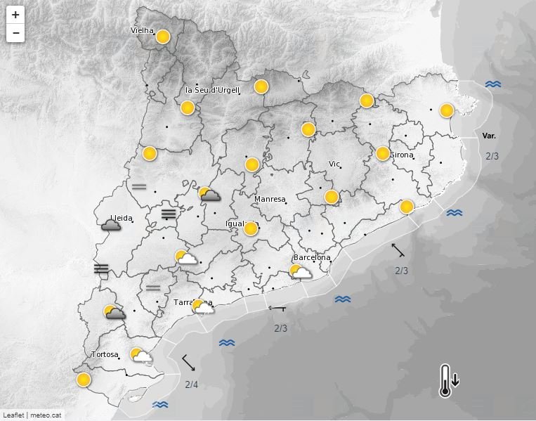 Prediccion 17 diciembre Meteocat