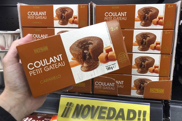 Coulant de caramelo de Hacendado a la venta en Mercadona