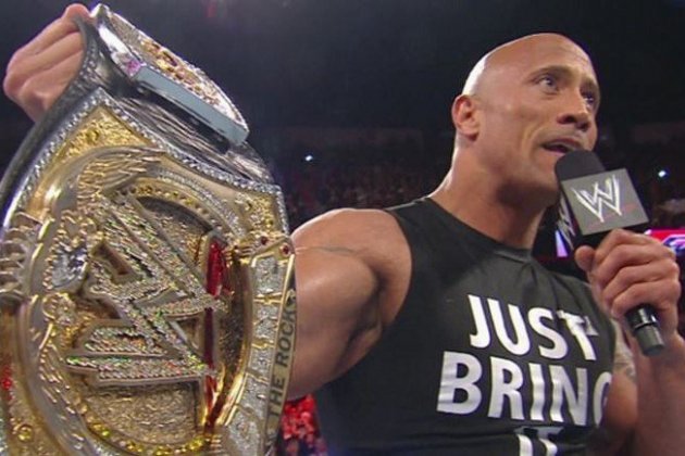 Dwayne Johnson en la WWE