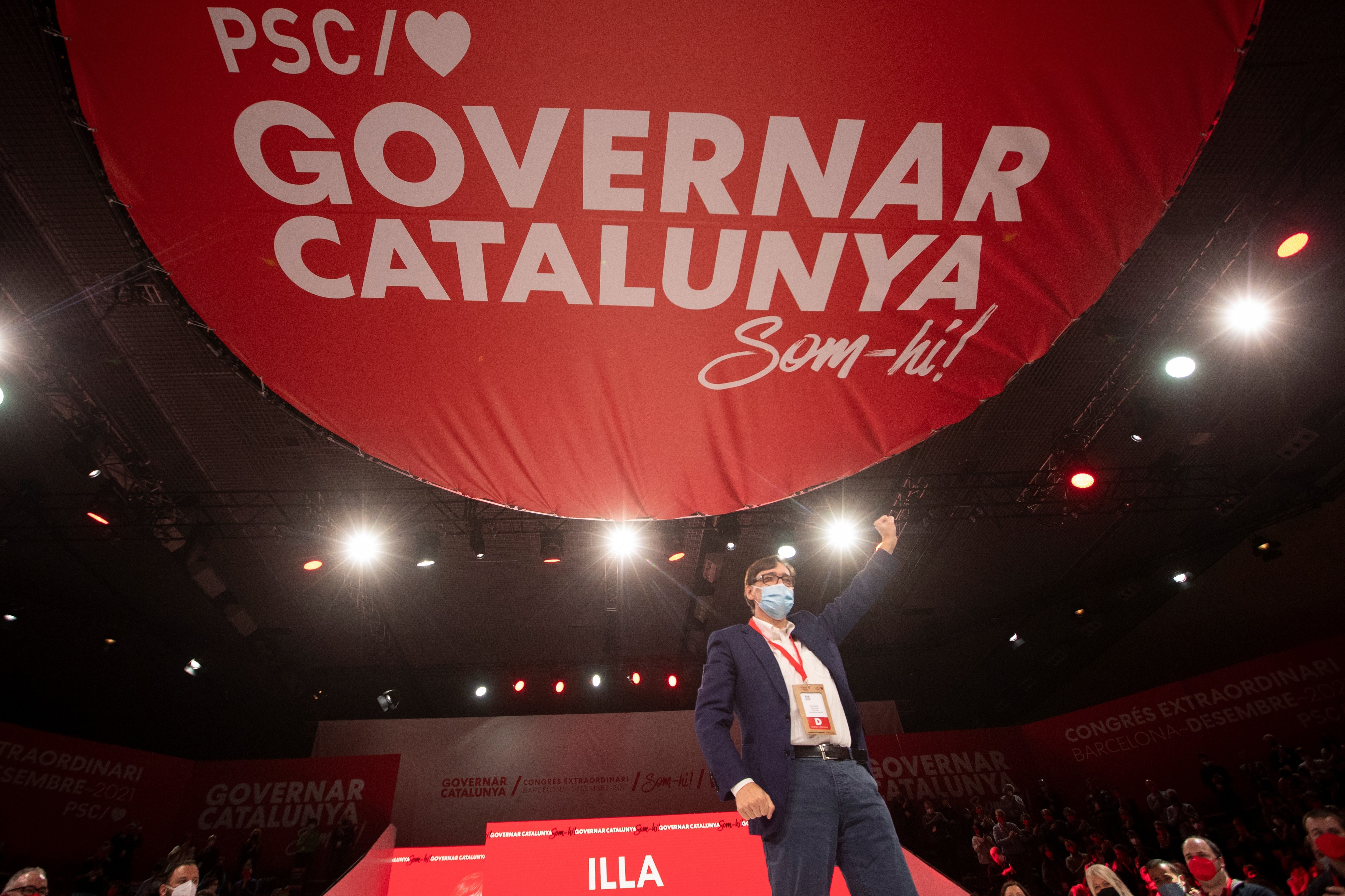 El PSC un año después del 14F: un "reencuentro" anclado en el españolismo