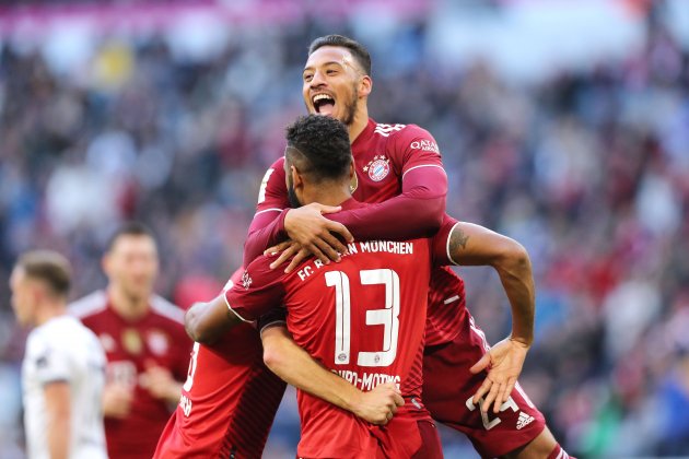 Tolisso celebracion gol Bayern Munich EuropaPess