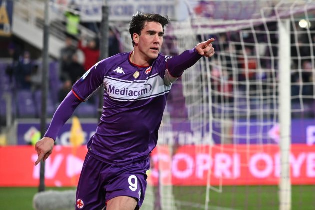 Dusan Vlahovic celebracion gol Fiorentina EFE