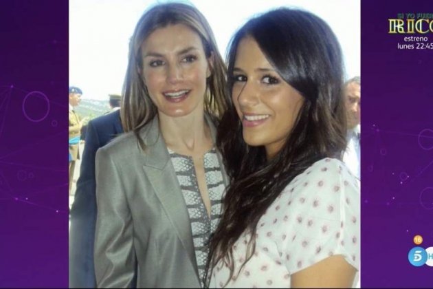 Letizia con Cristina Porta Telecinco