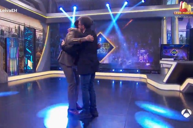 Pablo Motos abrazo Leiva Antena 3