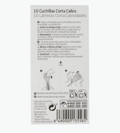 Fulles talladurícies de Deliplus a la venda a Mercadona