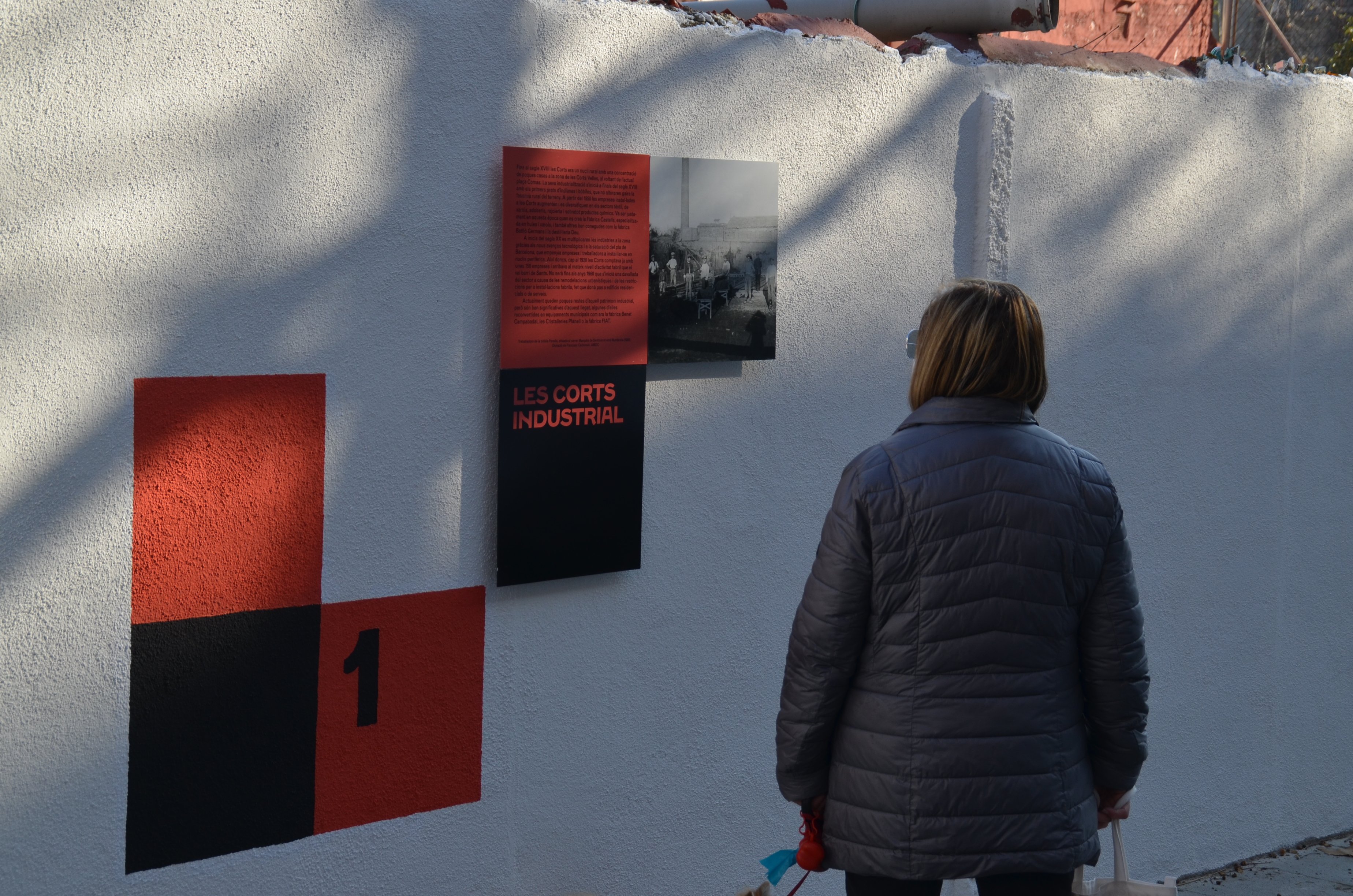 Una exposició permanent recorda la memòria industrial de la Colònia Castells