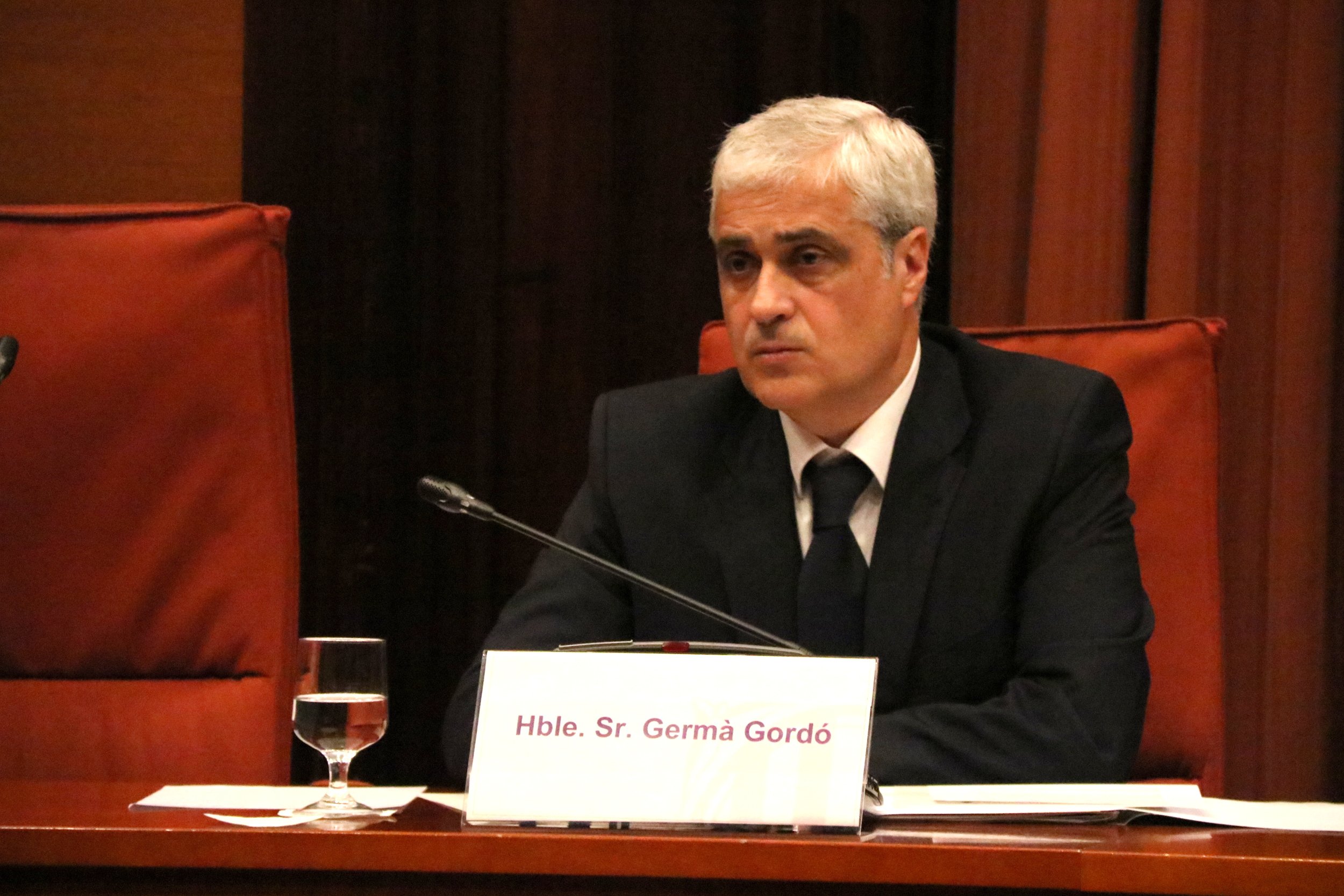 Gordó: “Sempre he actuat d’acord amb l’ordenament jurídic”