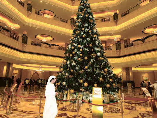 árbol de navidad emiratos palace