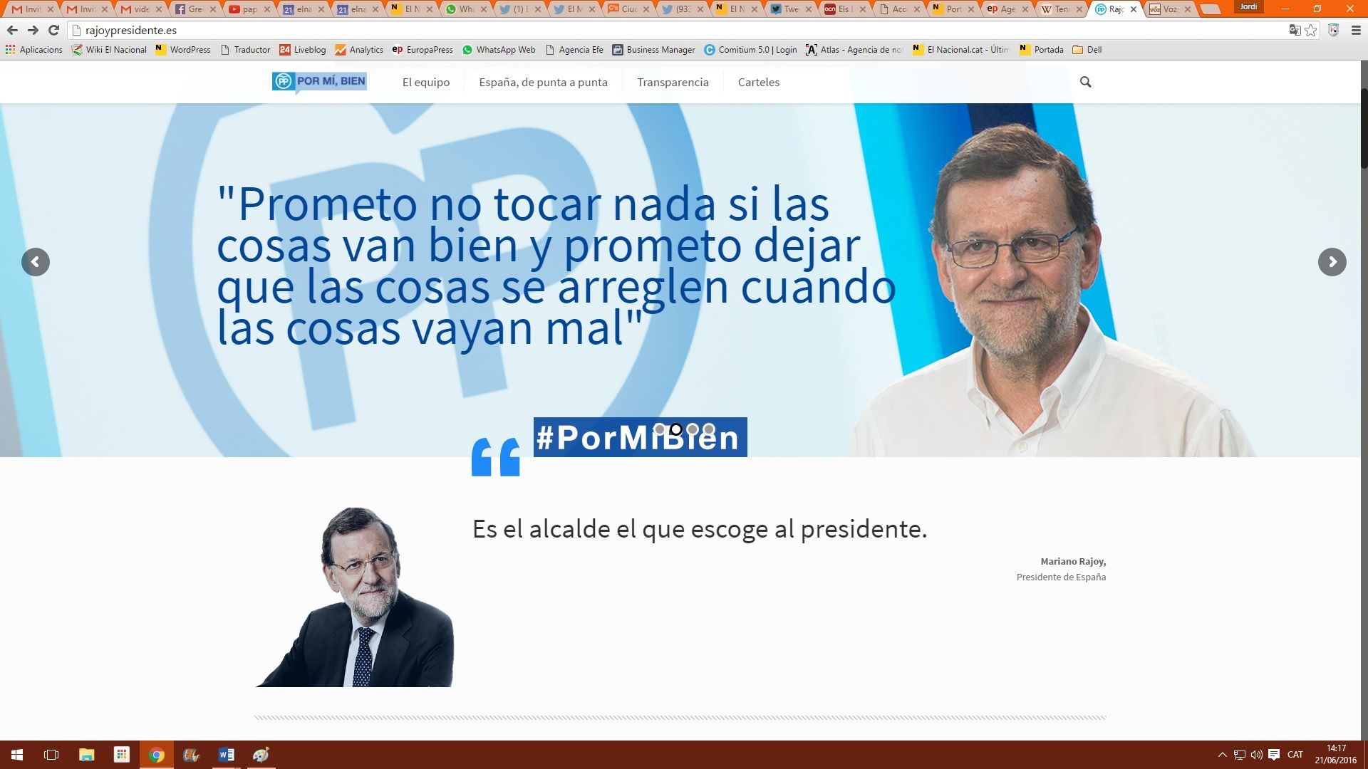 El Mundo Today cierra la web rajoypresidente.es ante las presiones del PP