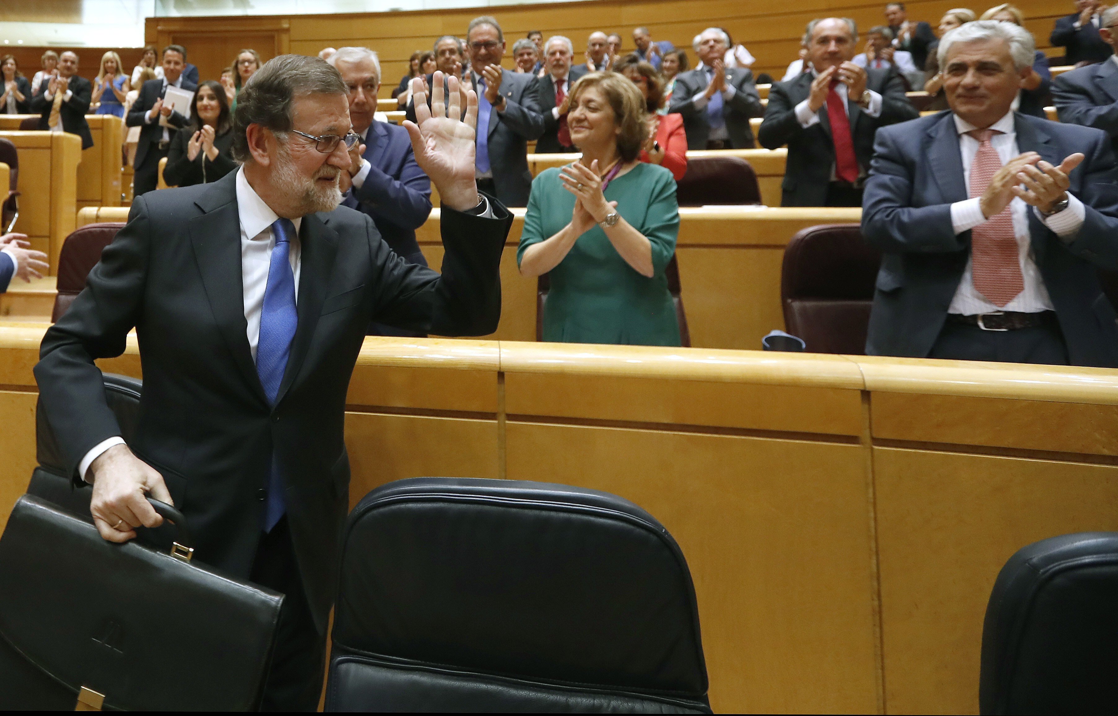 La premsa de Madrid presumeix del discurs antiprocés de Rajoy
