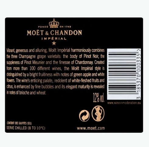 Champagne brut Moët & Chandon