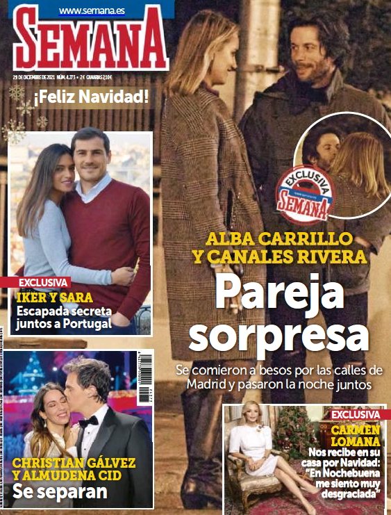 Alba Carrillo y Canales Rivera Portada Semana