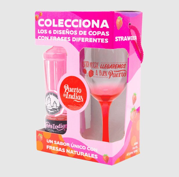 Ginebra de maduixa a la venda a Aldi
