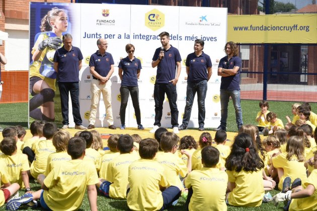 Inauguració Cruyff Court Gerard Piqué   La Caixa