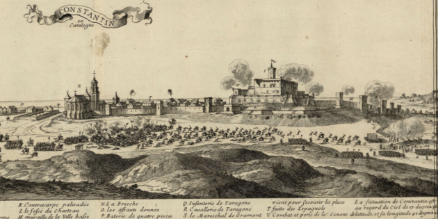 Gravat de Constantí (1659). Font Cartoteca de Catalunya