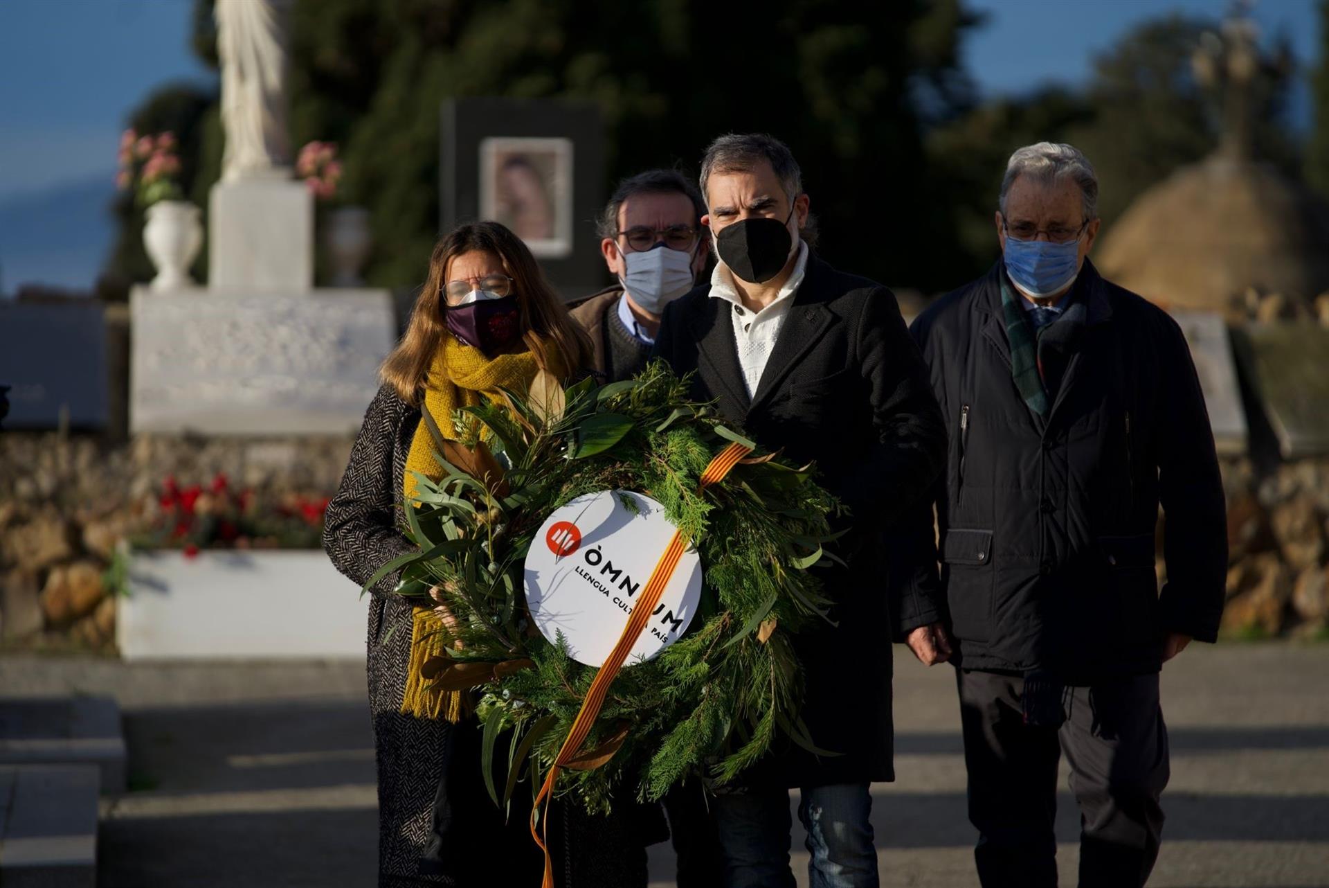 Cuixart omnium ofrenda macia - Europa Press