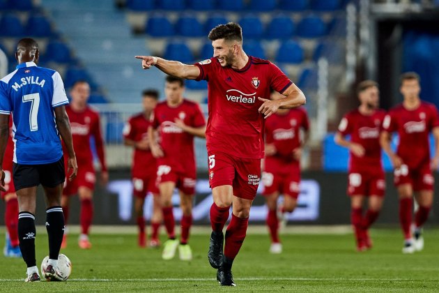 david garcia celebra gol osasuna alaves europa press