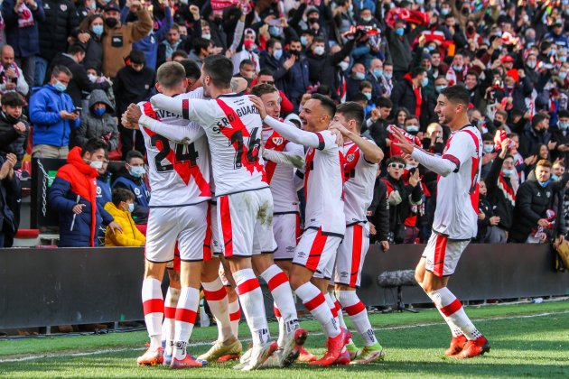 rayo vallecano celebra gol europa press rayo vallecano celebra gol europa press