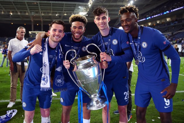 Ben Chilwell Reece James havertz tammy abraham chelsea champions europa press Ben Chilwell Reece James havertz tammy abraham chelsea champions europa press