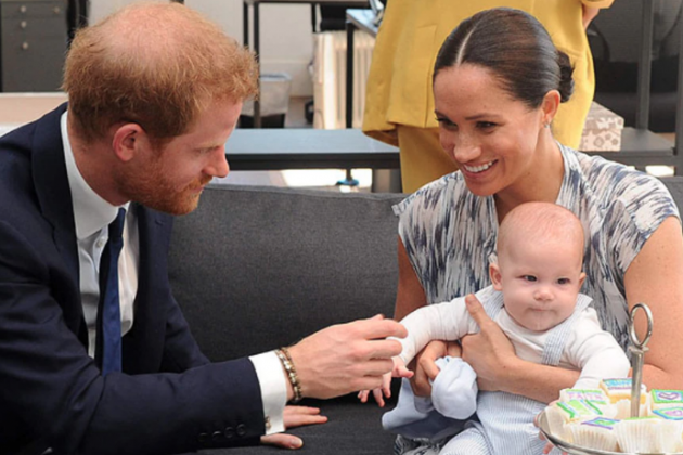 Harry y Meghan Markle y su hijo/ Agencia