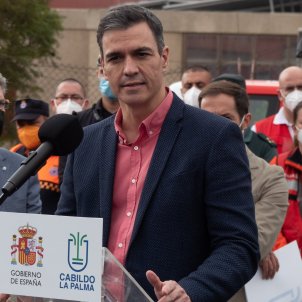 Pedro Sánchez La Palma EFE