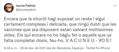 TUIT Padrós vacunació