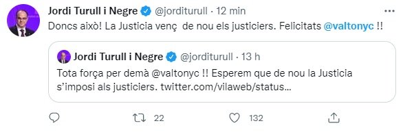 TUIT Jordi Turull Valtonyc extradicio
