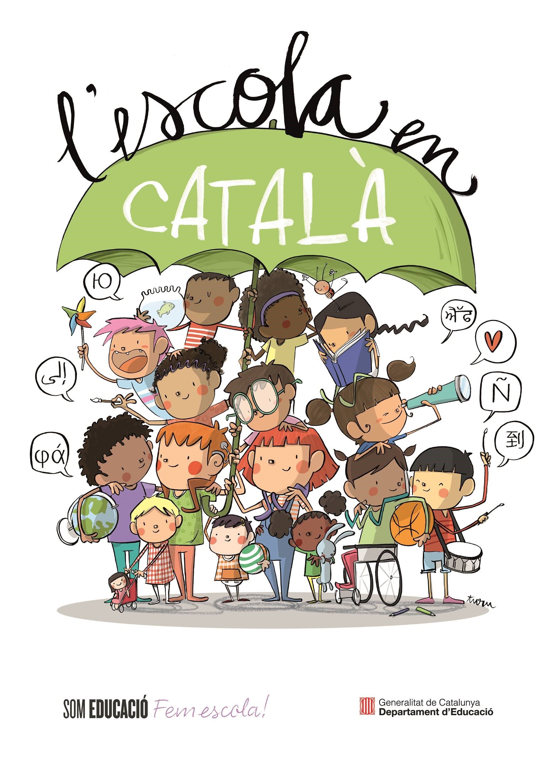 Cartel escuela en català OK