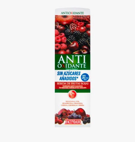 Beguda de fruites vermelles antioxidant Hacendado sense sucres añadidos2