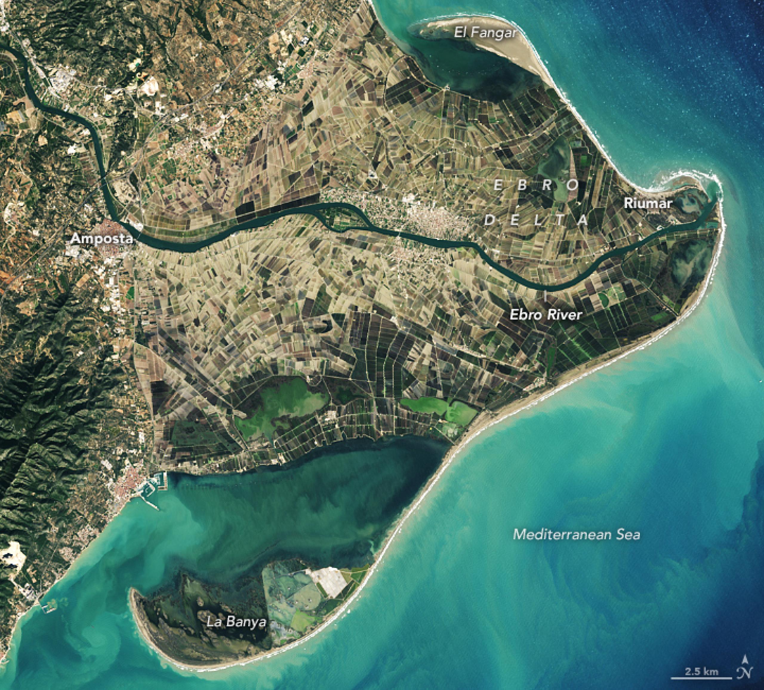 Delta del Ebro 2021 NASA