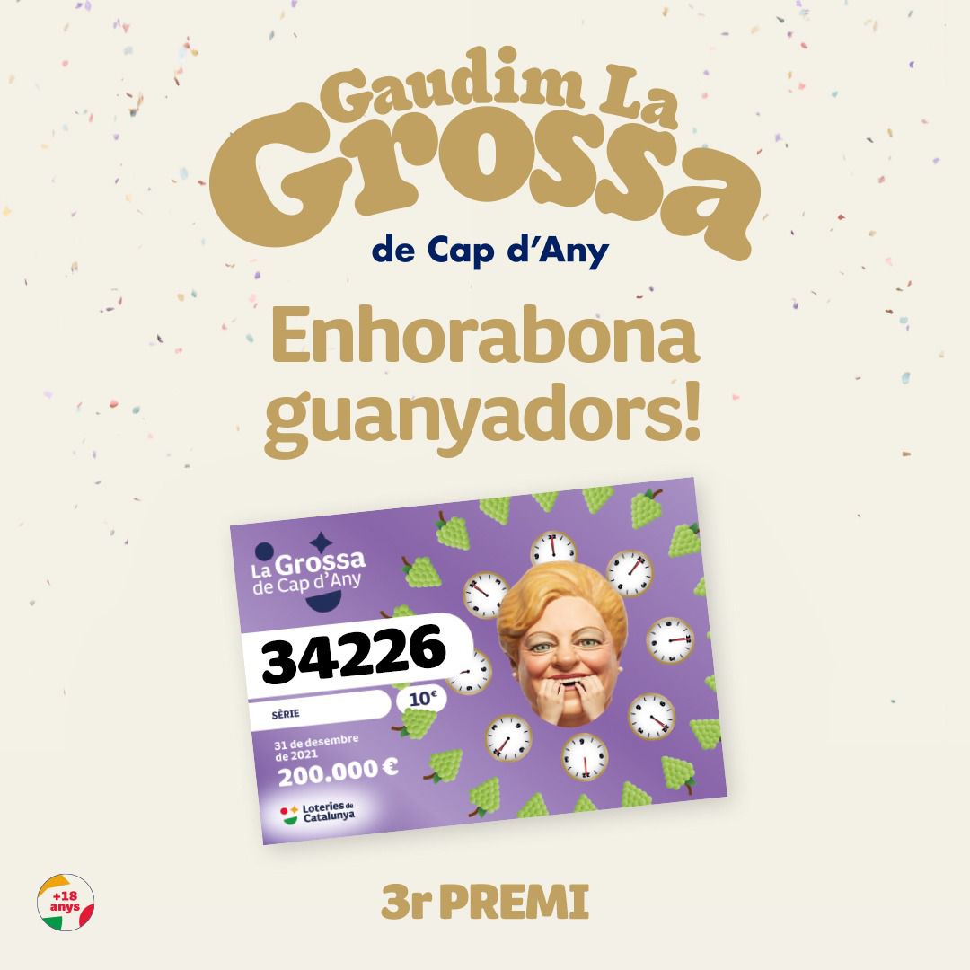 tercer premio Gossa Cap d'Any