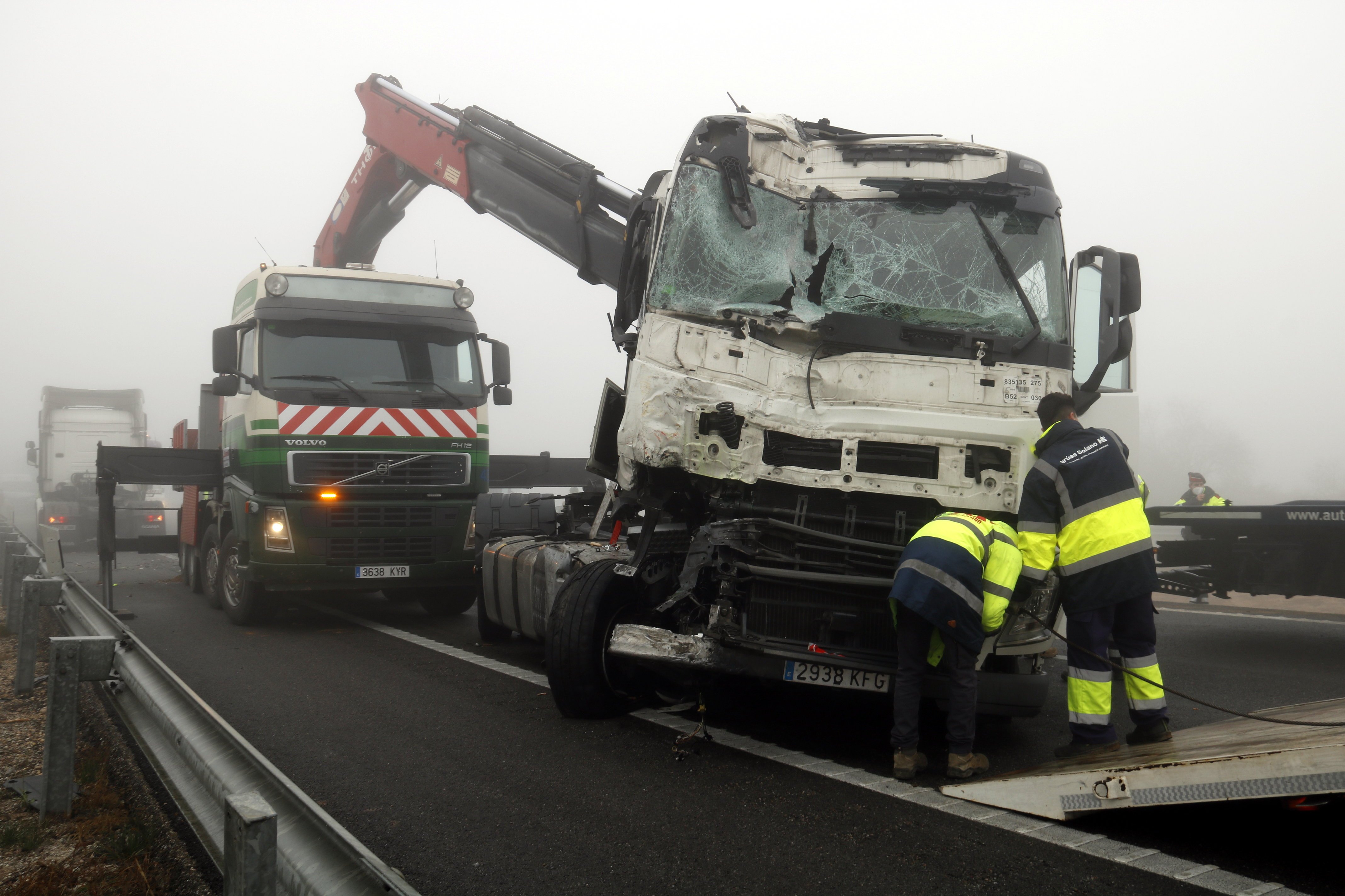 Accident AP-2: investiguen per què el Ministeri no ha activat els senyals antiboira