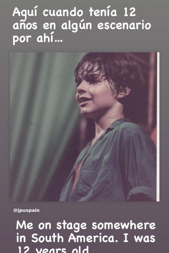 Ricky Martin con 12 años
