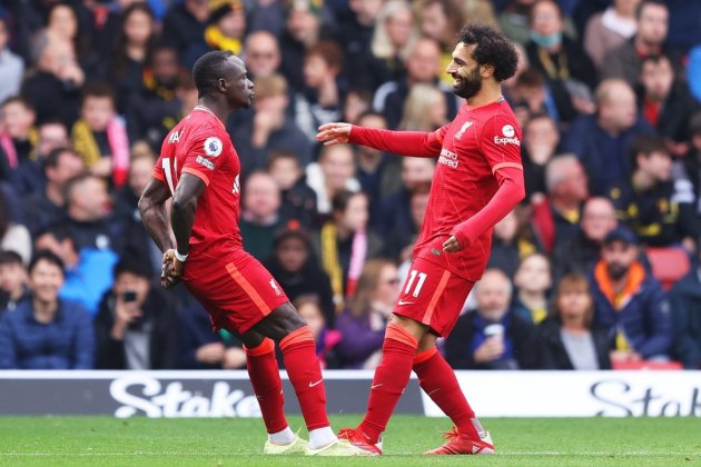 Sadio Mané y Mohamed Salah/ Agencia