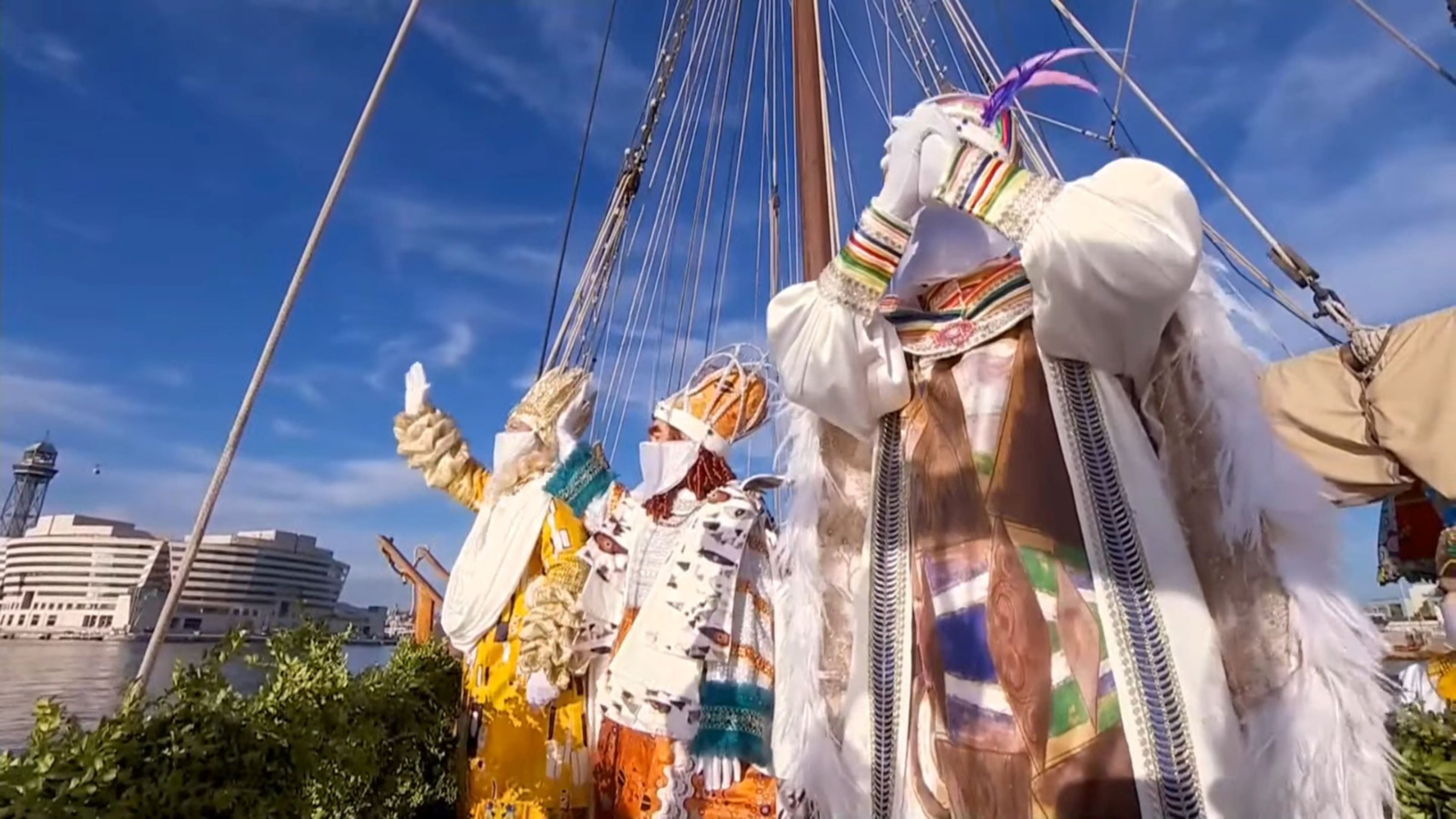 Los reyes más esperados ya están en Barcelona