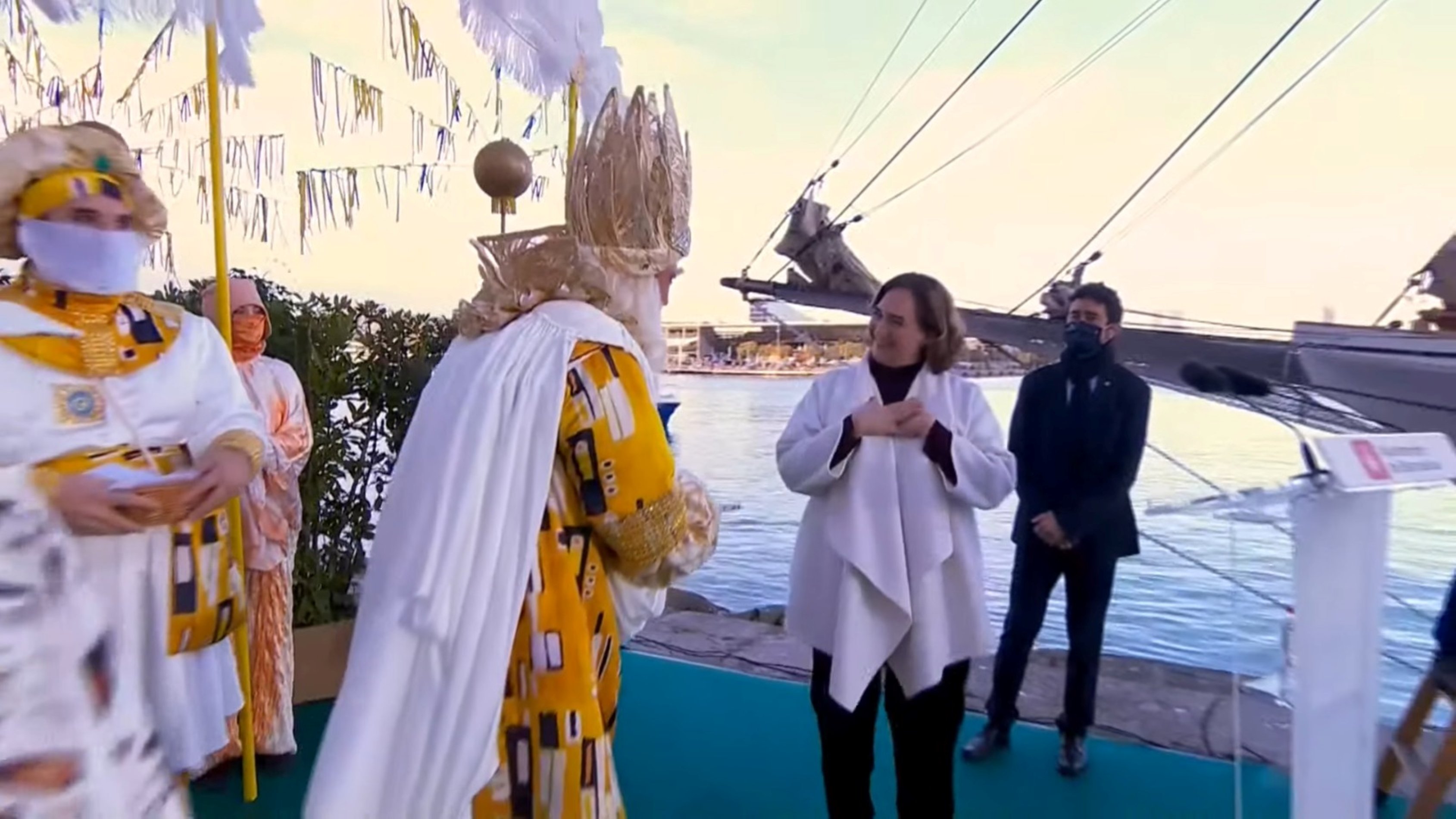 ada colau reyes magos puerto