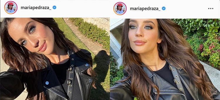 maría pedraza biker