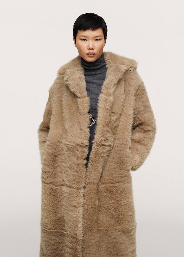 Abrigo oversize de Mango2