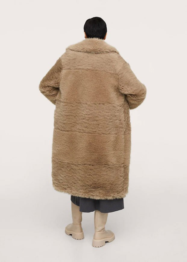 Abrigo oversize de Mango1