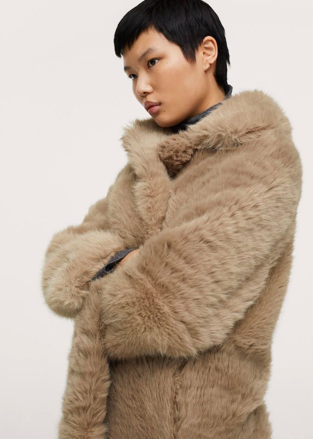 Abrigo oversize de Mango