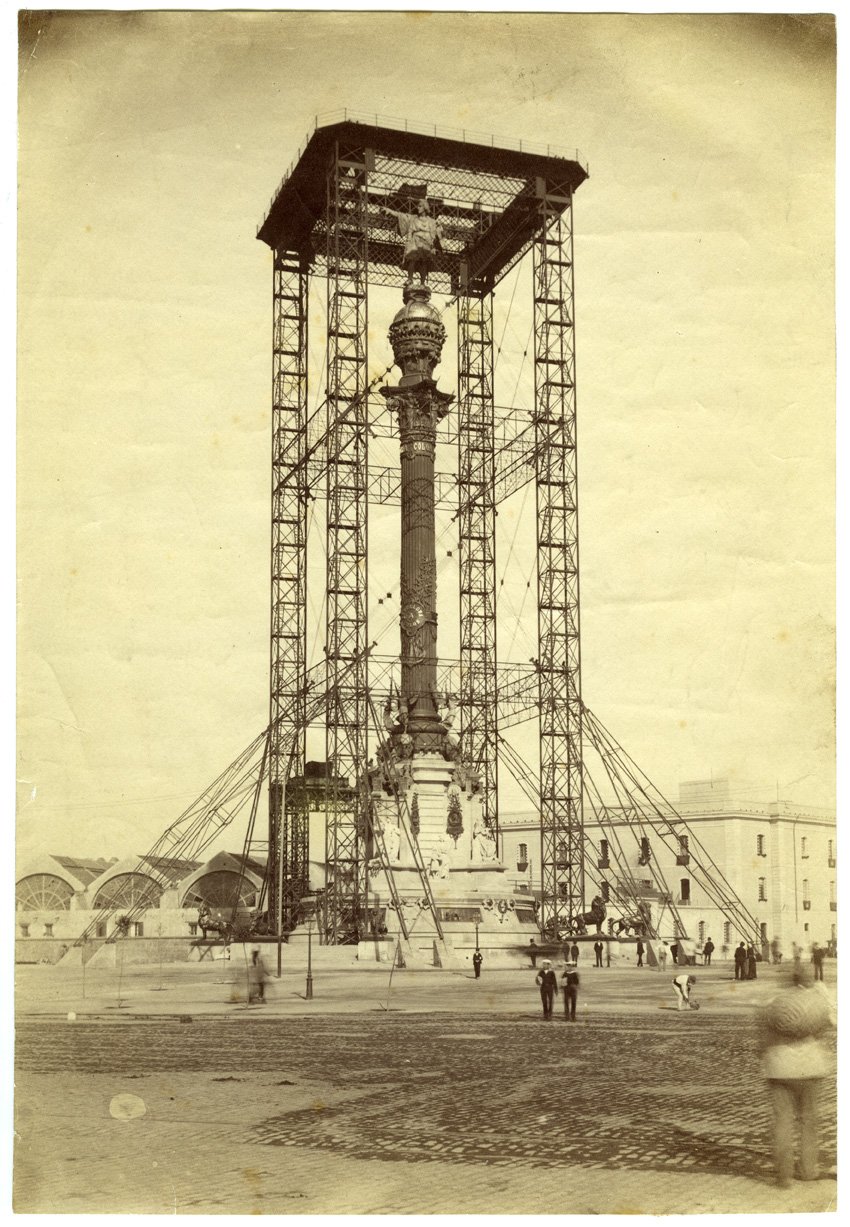 monumento colono colomarxiu fotografic foto icub