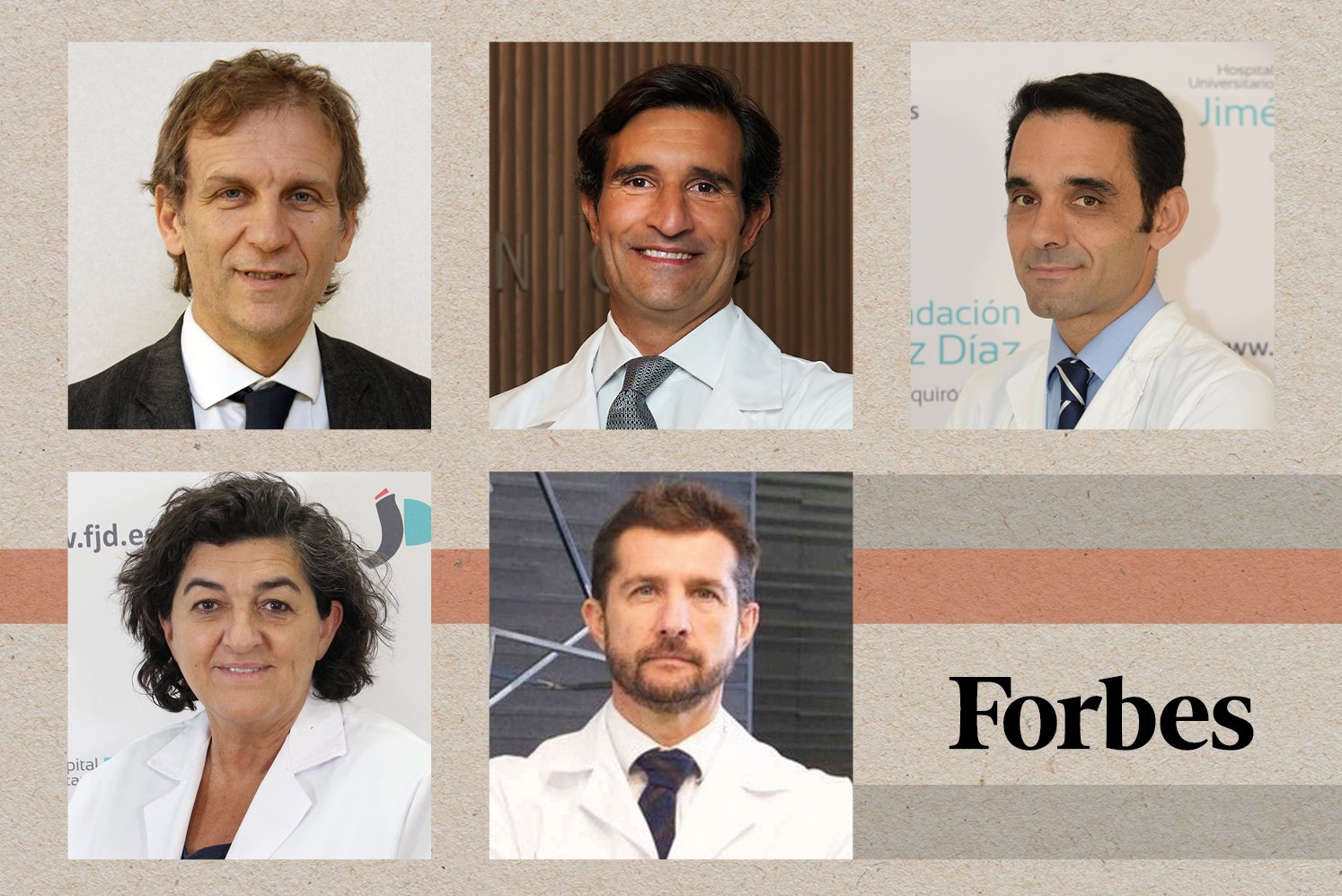 Cinco urólogos destacan entre los 100 mejores médicos de España, según Forbes