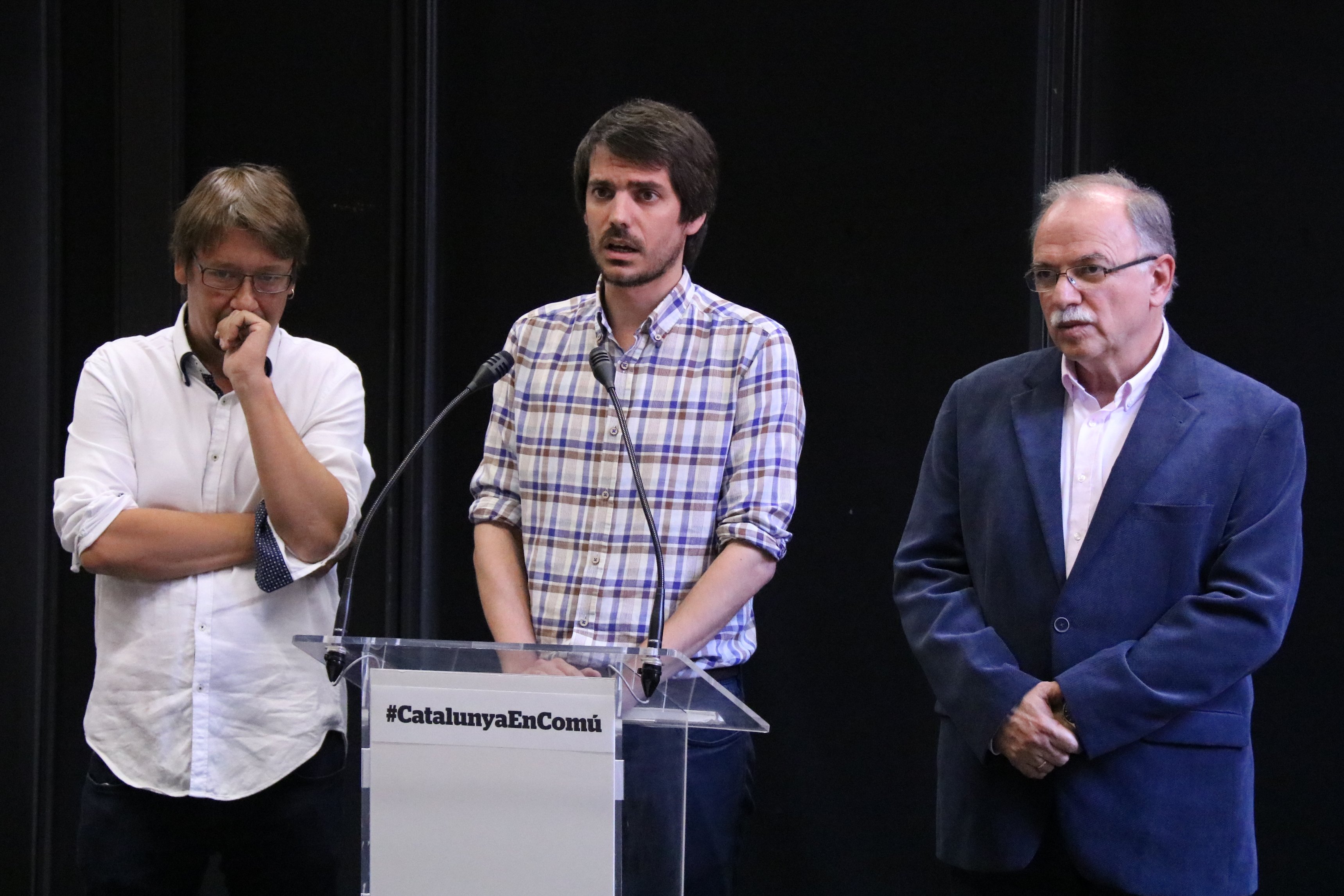 Los comuns avalan los "desafíos democráticos" como respuesta al Gobierno español