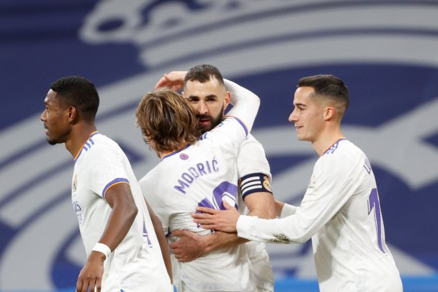 benzema lucas vazquez modric alaba real madrid gol efe