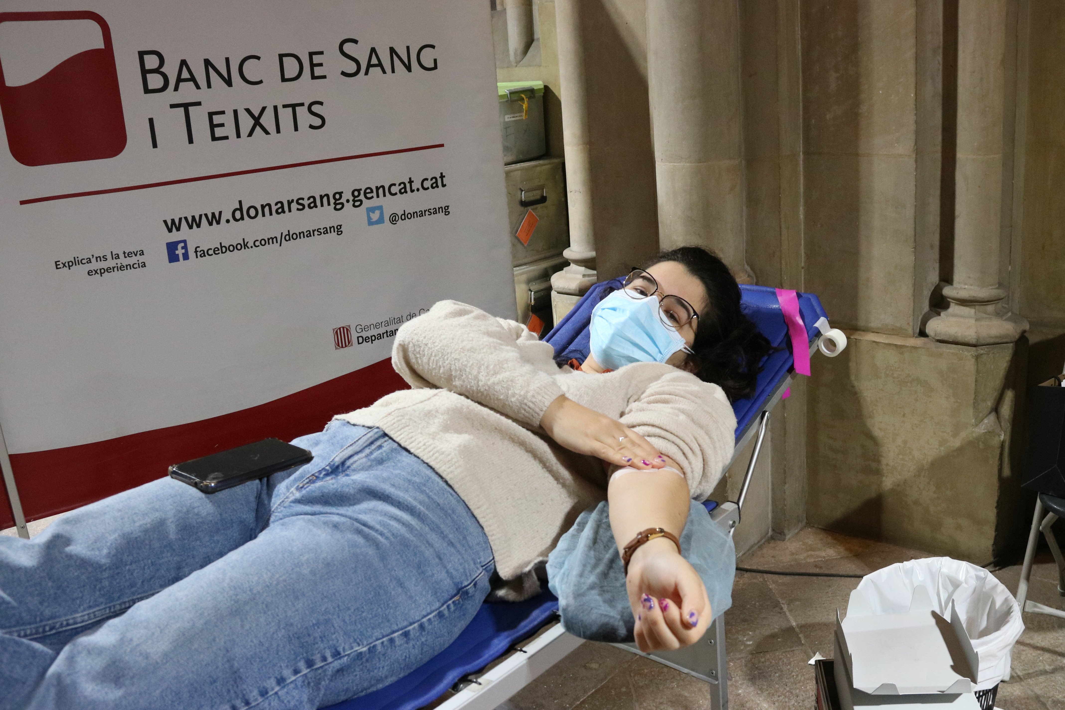 1.302 donaciones de sangre en la primera jornada del Marató de Donantes del 2022