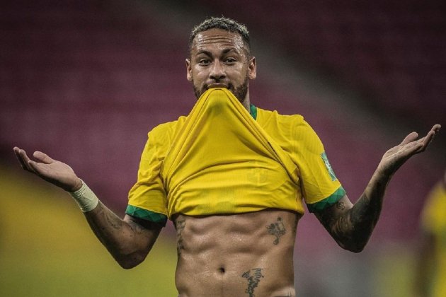 Neymar abdominales criticas gordinho @neymarjr