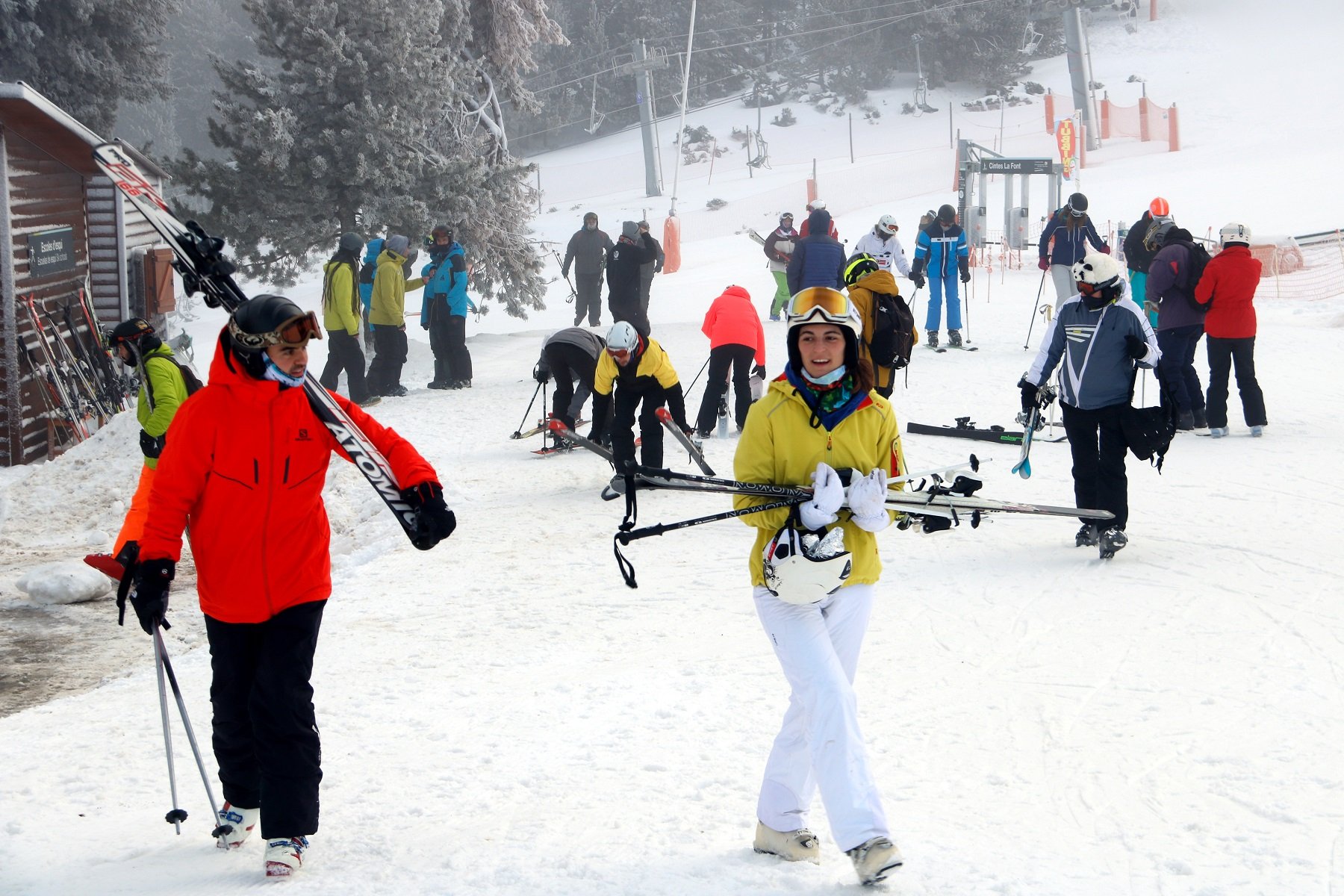 Las estaciones de esquí de FGC cierran la Navidad con 175.000 visitantes