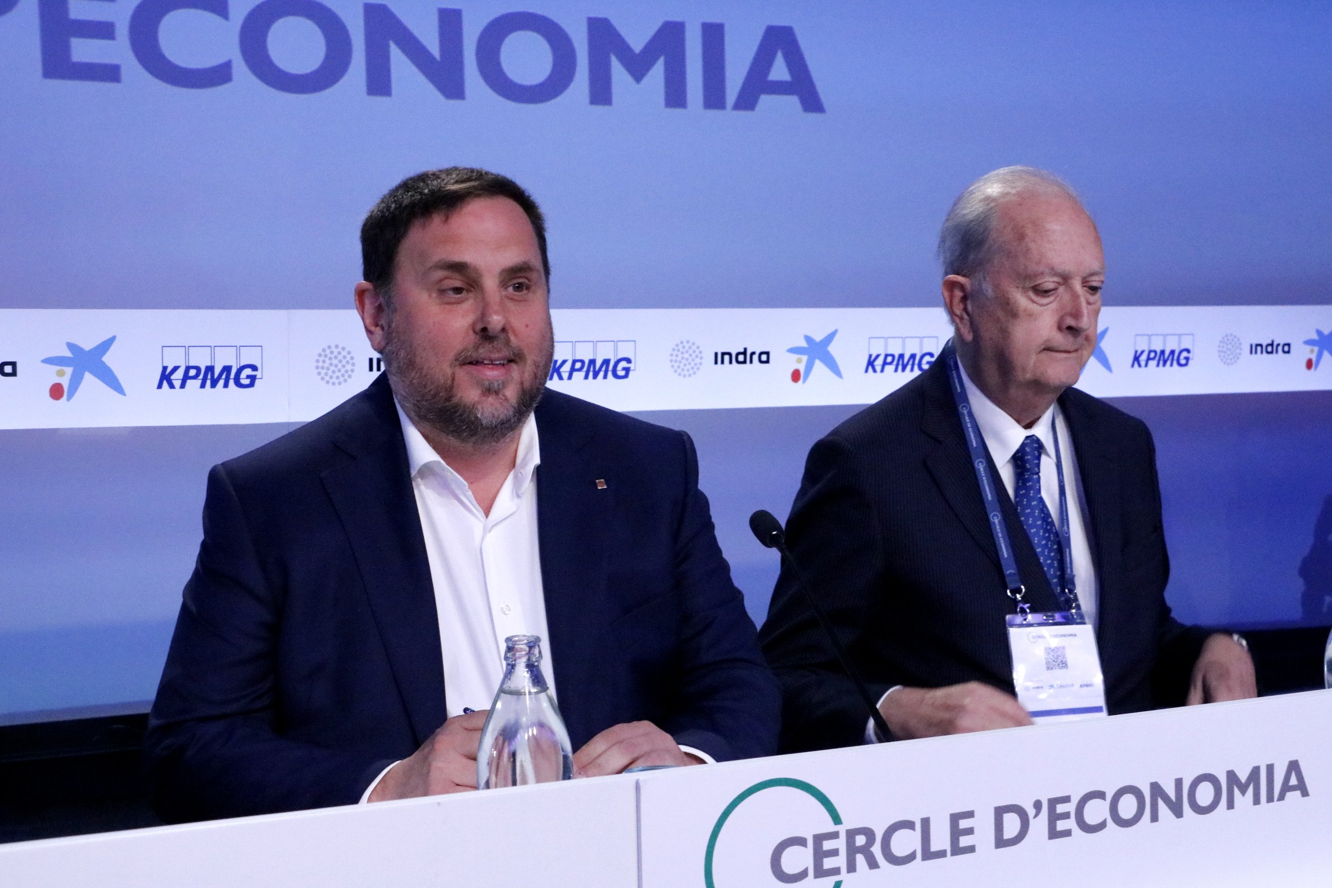 Junqueras garantiza a los empresarios que Catalunya no saldrá de la UE