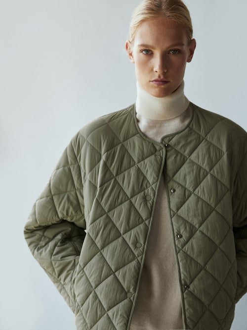 Jaqueta embuatada de Massimo Dutti